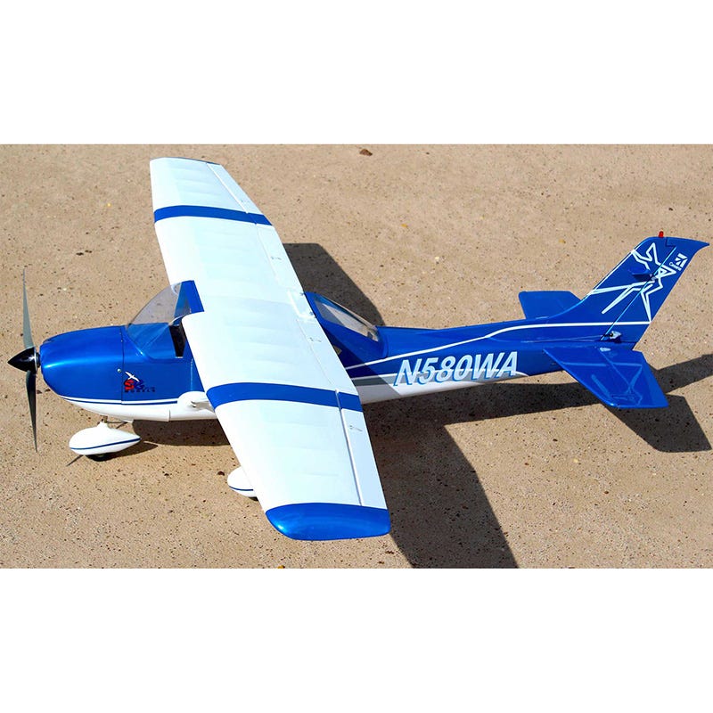 SEAGULL MODELS Cessna Turbo Skylane 182, Plug N Play, Pearl Blue