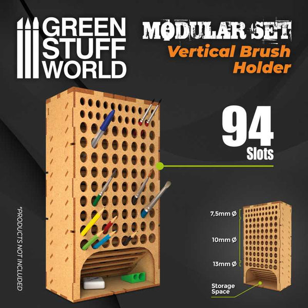 GREEN STUFF WORLD Vertical Paint Brush Organizer