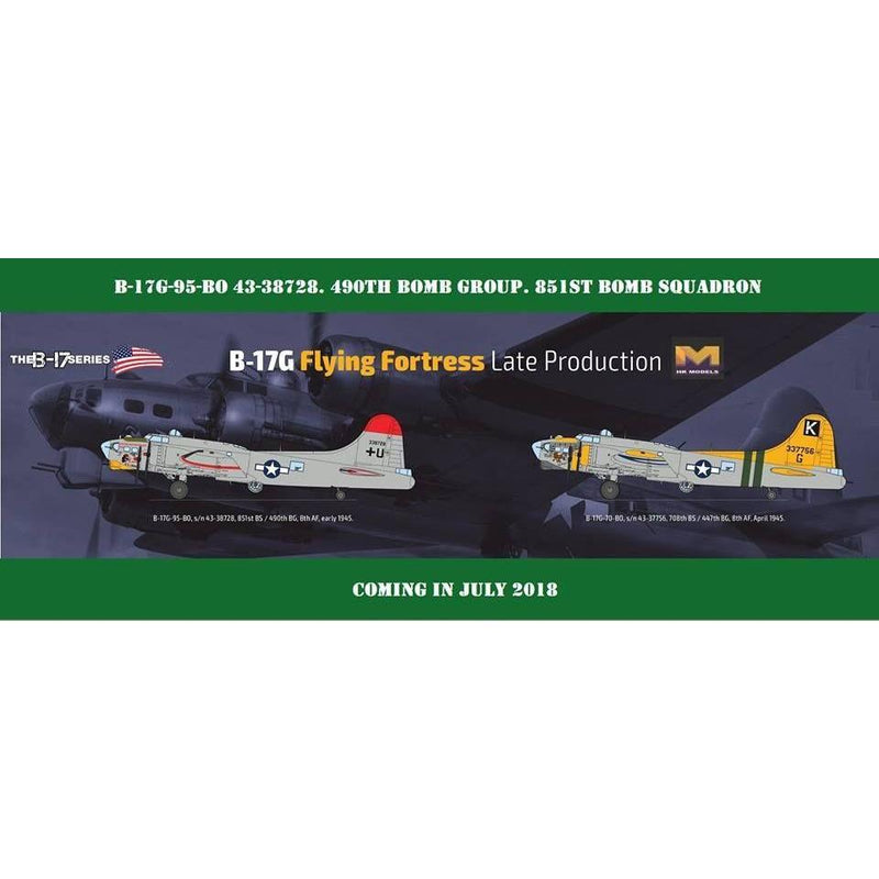 HONG KONG MODELS 1/32 B-17G Flying Fortress Late Version (Rebox)