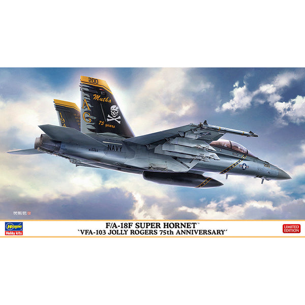 HASEGAWA 1/72 F/A-18F Super Hornet "VFA-103 Jolly Rogers 75th Anniversary"