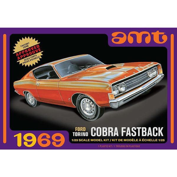 AMT 1/25 1969 Ford Torino Cobra Fastback