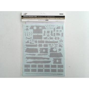 MENG 1/35 Panther Zimmerit Decal Type 4