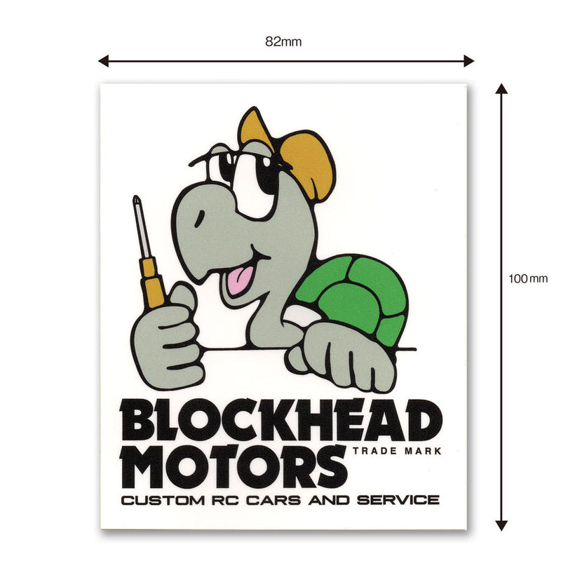 BLOCKHEAD MOTORS Comic Sticker