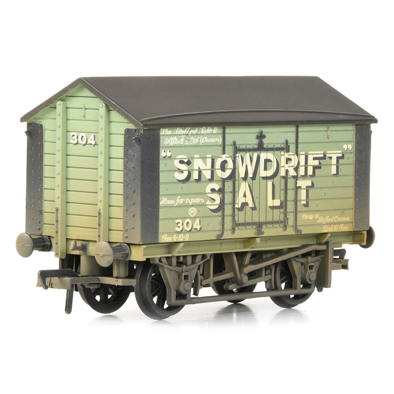 BRANCHLINE OO 10T Covered Salt Wagon 'Snowdrift Salt' Green