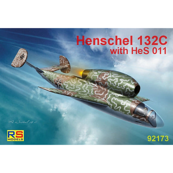 RS MODELS 1/72 Henschel Hs-132 C 5 decal v. for Luftwaffe, Japan, GB