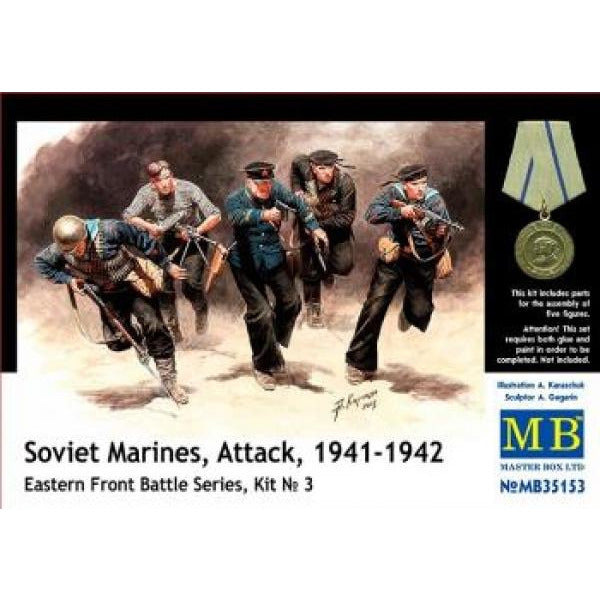MASTER BOX 1/35 Soviet Marines Attack 1941-1942