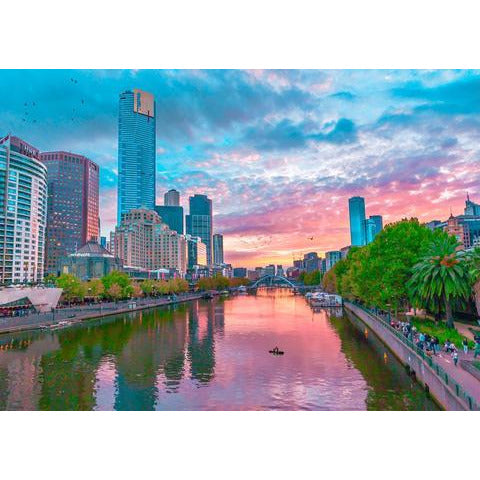 MELBOURNE I LOVE YOU Romance on the Yarra 1000 Piece Jigsaw Puzzle