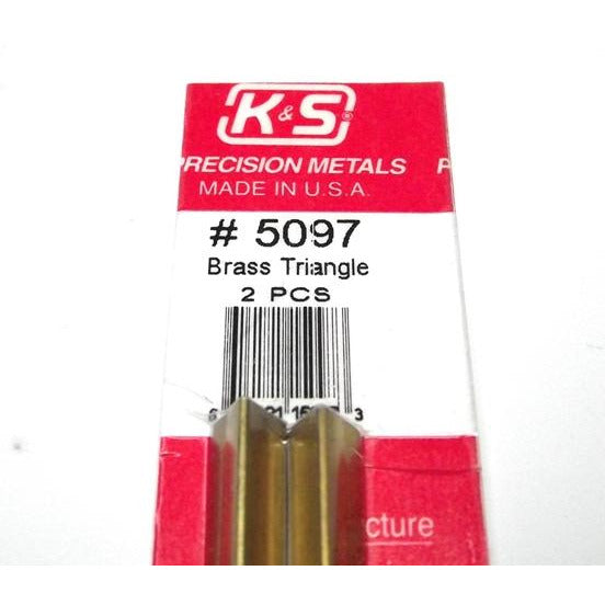 K&S Brass Triangle 2 Pcs