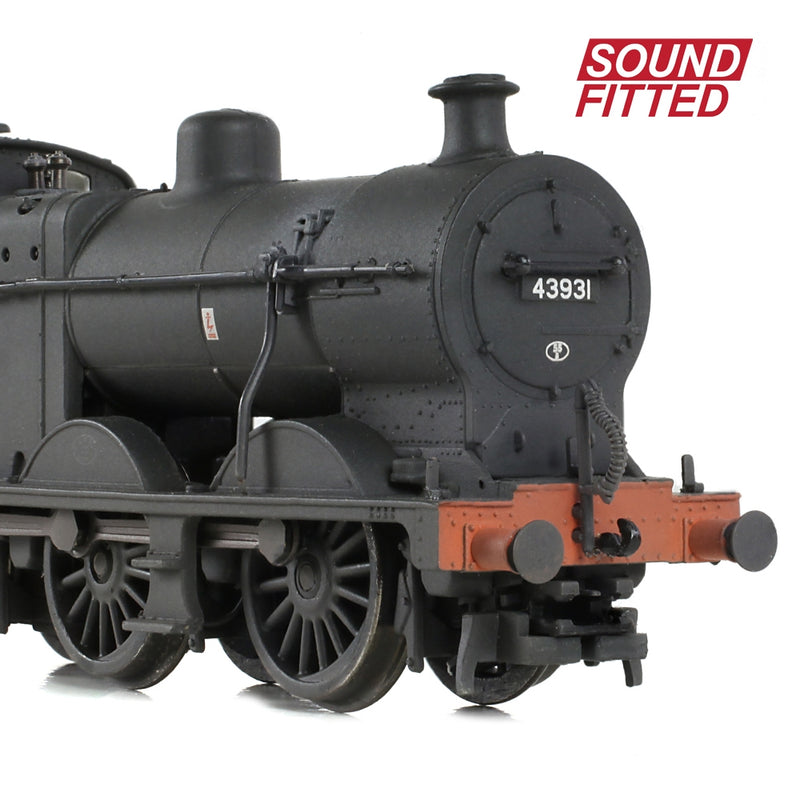 GRAHAM FARISH N MR 3835 4F with Fowler Tender 43931 BR Black (Late Crest) [W] DCC Sound Fitted