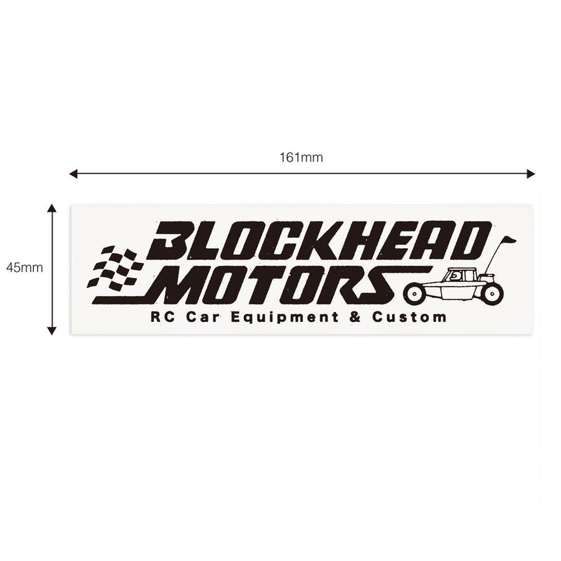 BLOCKHEAD MOTORS Old Logo Sticker