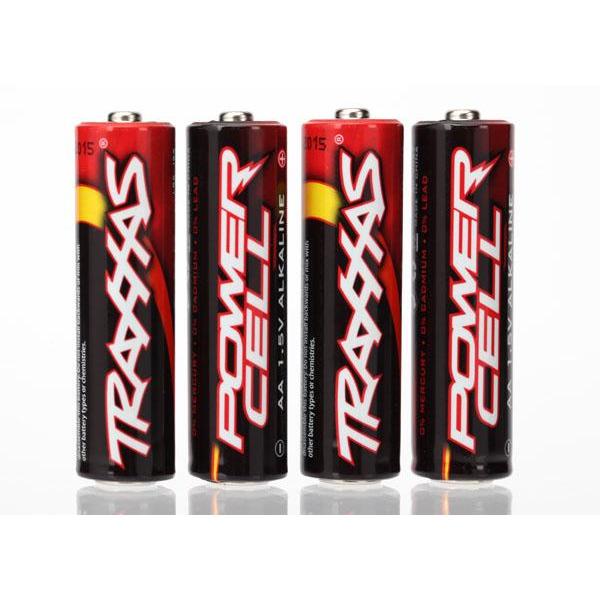 TRAXXAS Battery, Power Cell AA  Alkaline (4) (2914)