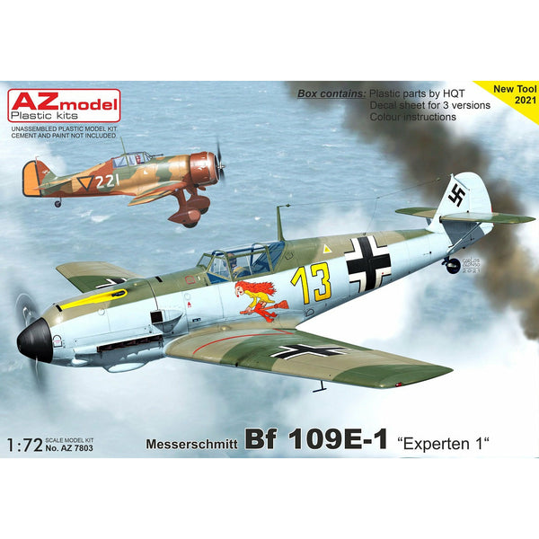 AZ MODEL 1/72 Bf 109E-1 Experten 1