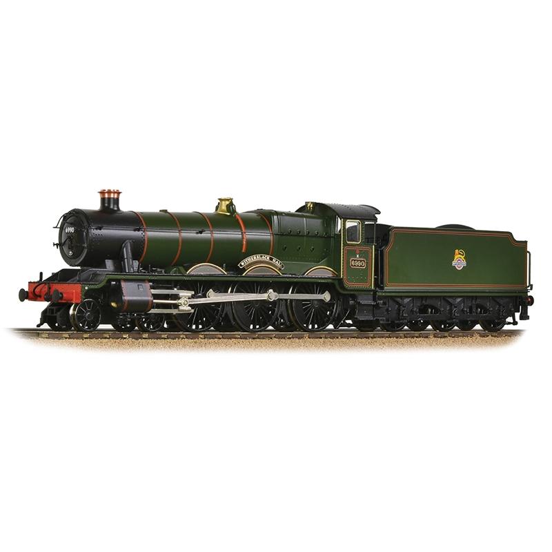 BRANCHLINE OO GWR 'Modified Hall' 6990 'Witherslack Hall' BR Lined Green (Early Emblem)