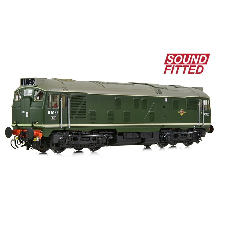 BRANCHLINE OO Class 24/1 D5135 BR Green (Late Crest) DCC Sound Fitted