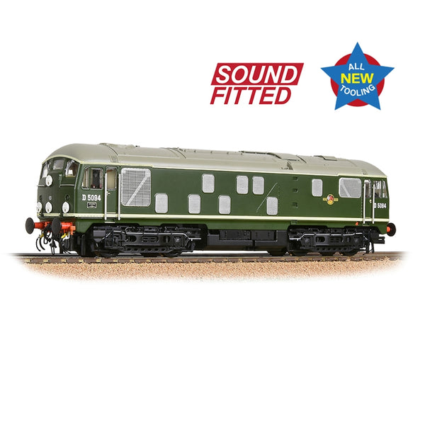 BRANCHLINE OO Class 24/1 D5094 Disc Headcode BR Green (Late Crest) DCC Sound Fitted