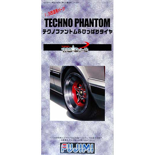 FUJIMI 1/24 14 inch Techno Phantom Wheel/Hippari Tyre (Wheel-51)