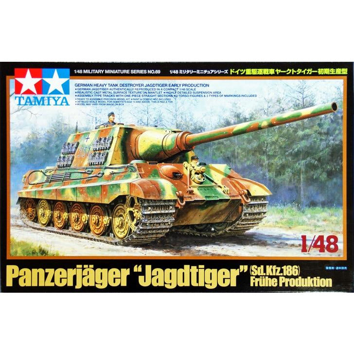 TAMIYA 1/48 Panzerjager "Jagdtiger" (Sd.Kfz.186) Early Prod