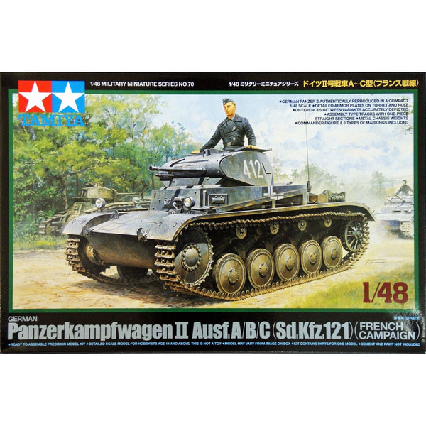 TAMIYA 1/48 Panzerkampfwagen II Ausf.A/B/C French Campaign