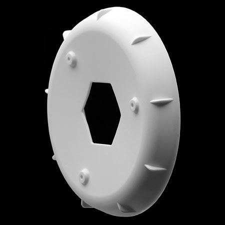 AKA Stiffeners for Truggy EVO Wheel White (4 Pcs)