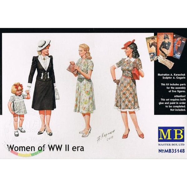 MASTER BOX 1/35 Women of WWII Era