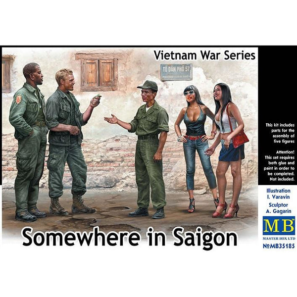 MASTER BOX 1/35 Vietnam War Series Somwhere in Saigon