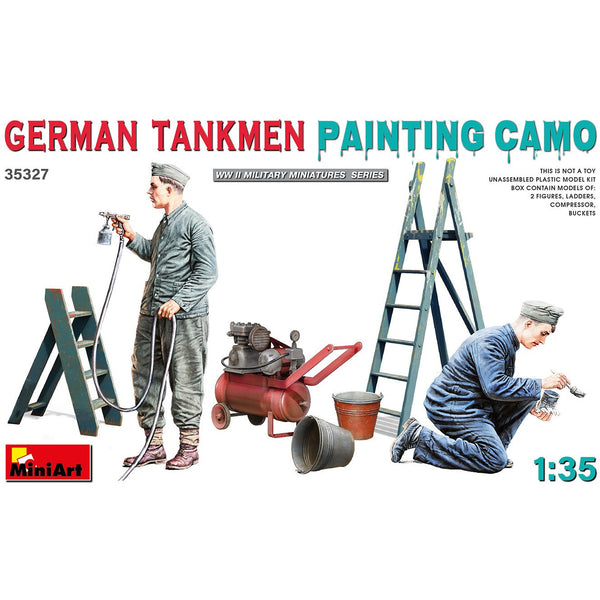 MINIART 1/35 German Tankmen. Painting Camo