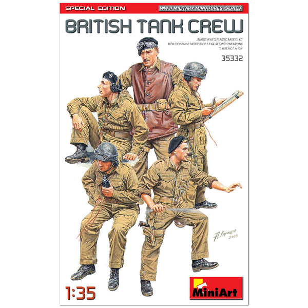MINIART 1/35 British Tank Crew. Special Edition