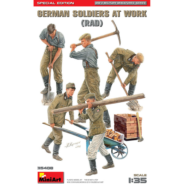 MINIART 1/35 German Soldiers at Work (RAD) Special Edition