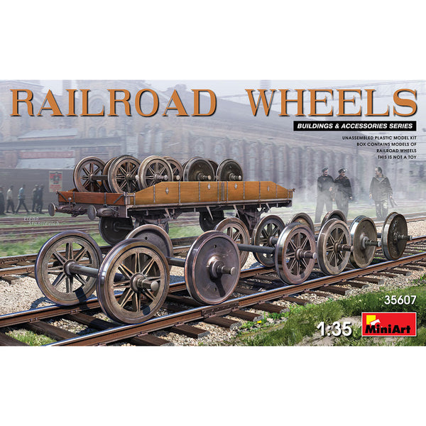 MINIART 1/35 Railroad Wheels