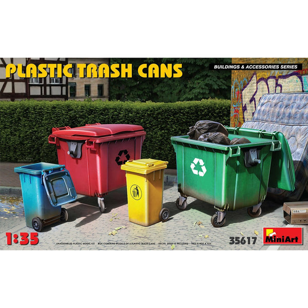 MINIART 1/35 Plastic Trash Cans