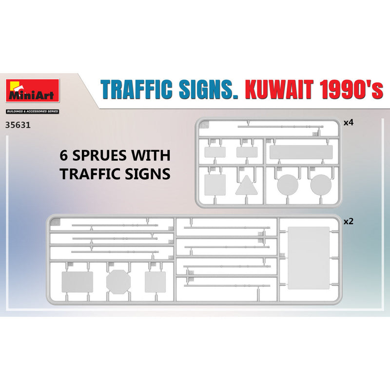 MINIART 1/35 Traffic Signs Kuwait 1990's