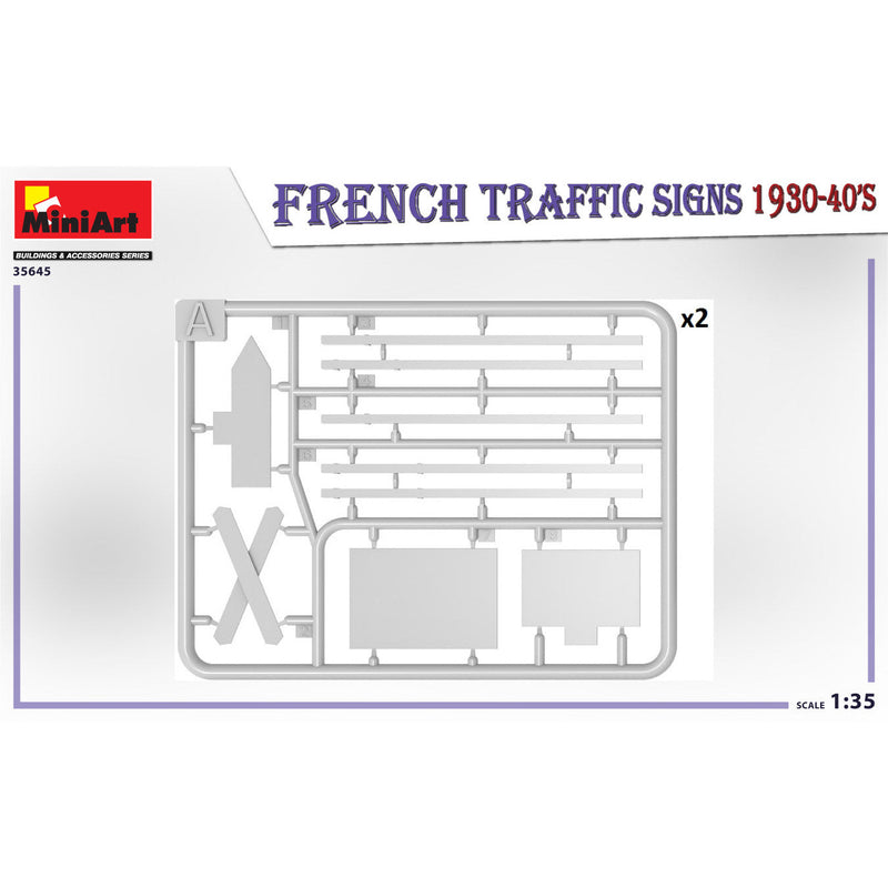 MINIART 1/35 French Traffic Signs 1930-40's