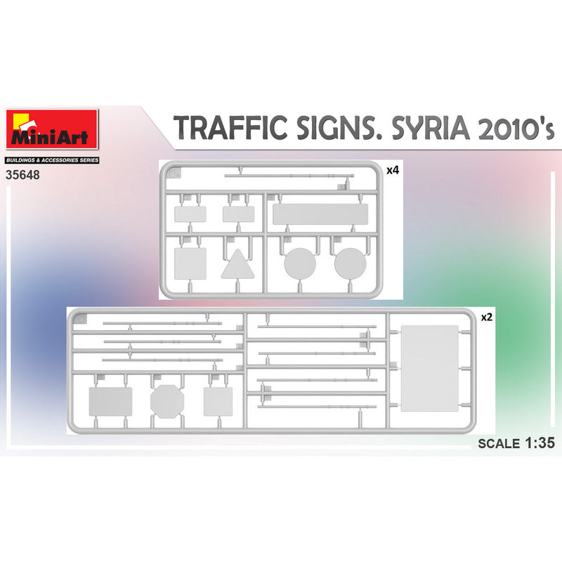 MINIART 1/35 Traffic Signs Syria 2010's