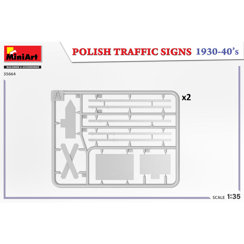 MINIART 1/35 Polish Traffic Signs 1930-40's