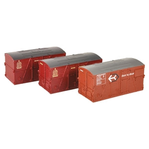 BRANCHLINE OO BD Large Containers Bauxite & Crimson (x3)