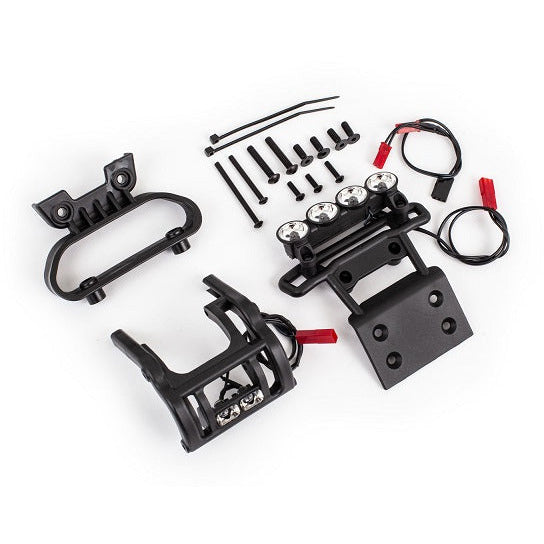 TRAXXAS LED Light Set, Complete 2WD Rustler/Bandit (Includes Front and Rear Bumpers with LED Lights & BEC Y-Harness)
