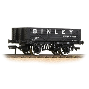 BRANCHLINE OO 5 Plank Wagon Wooden Floor 'Binley' Black