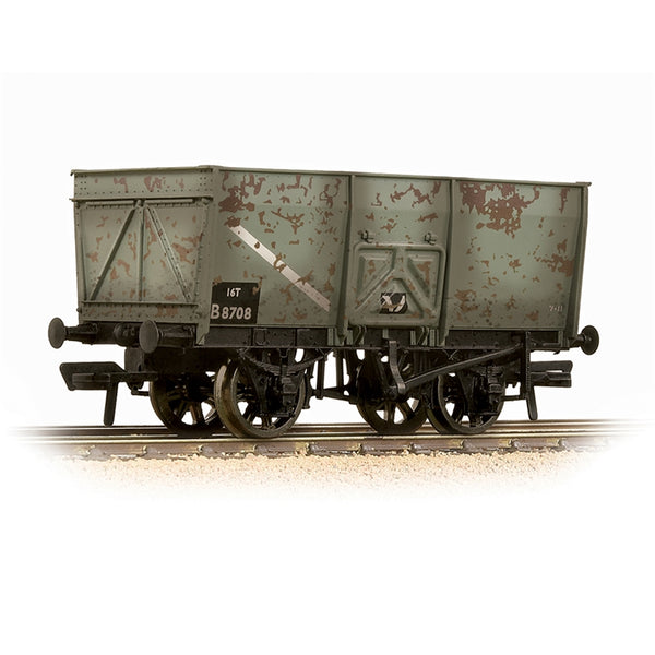 BRANCHLINE OO 16T Steel Slope-Sided Mineral Wagon BR Grey