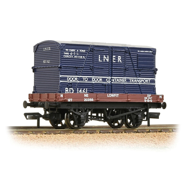 BRANCHLINE OO 1 Plank Wagon LNER Bauxite With 'LNER' Blue B