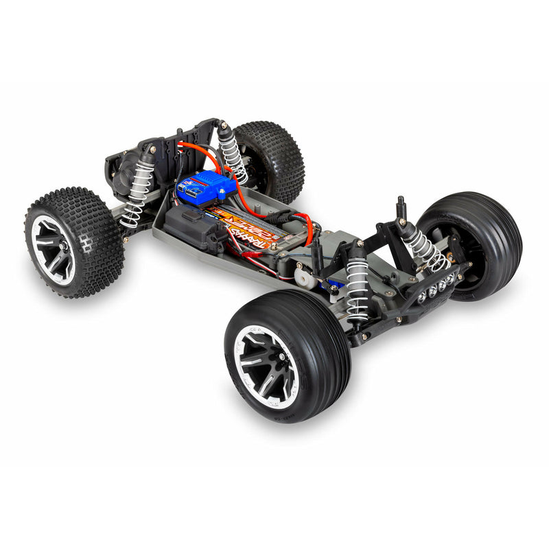 TRAXXAS 1/10 Rustler 2WD Stadium Truck, RTR with LED Lights Red