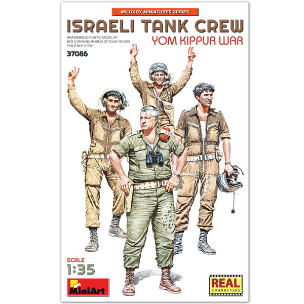 MINIART 1/35 Israeli Tank Crew.  Yom Kippur War