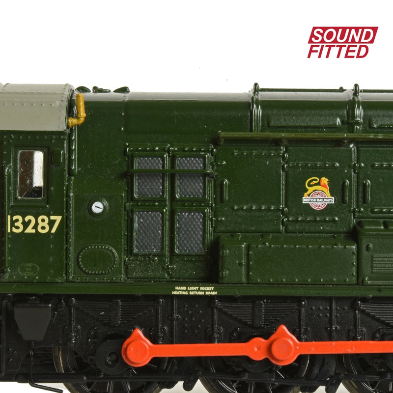GRAHAM FARISH N Class 08 13287 BR Green (Early Emblem) DCC Sound Fitted