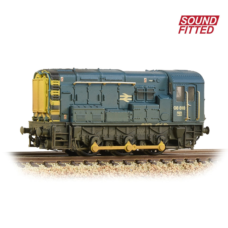 GRAHAM FARISH N Class 08 08818 BR Blue [W] DCC Sound Fitted