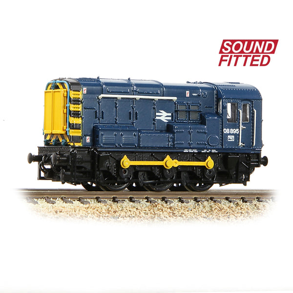 GRAHAM FARISH N Class 08 08895 BR Blue DCC Sound Fitted