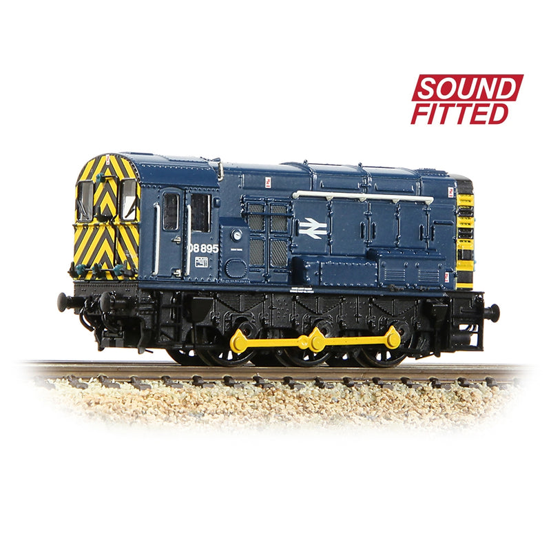 GRAHAM FARISH N Class 08 08895 BR Blue DCC Sound Fitted