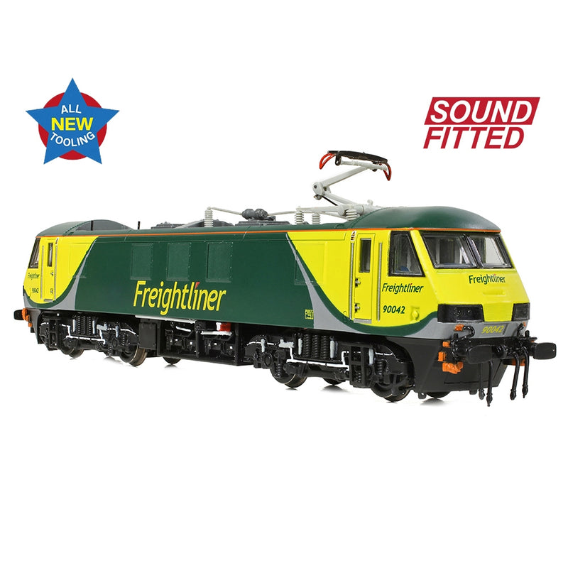 GRAHAM FARISH N Class 90/0 90042 Freightliner 'PowerHaul' DCC Sound Fitted