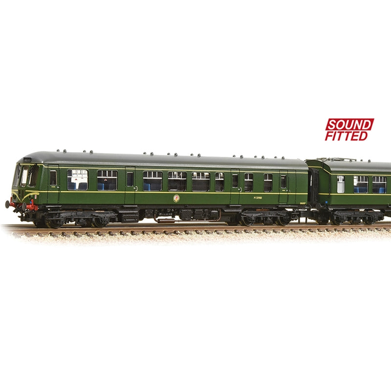 GRAHAM FARISH N Class 108 3 Car DMU BR Green Speed Whiskers DCC Sound Fitted
