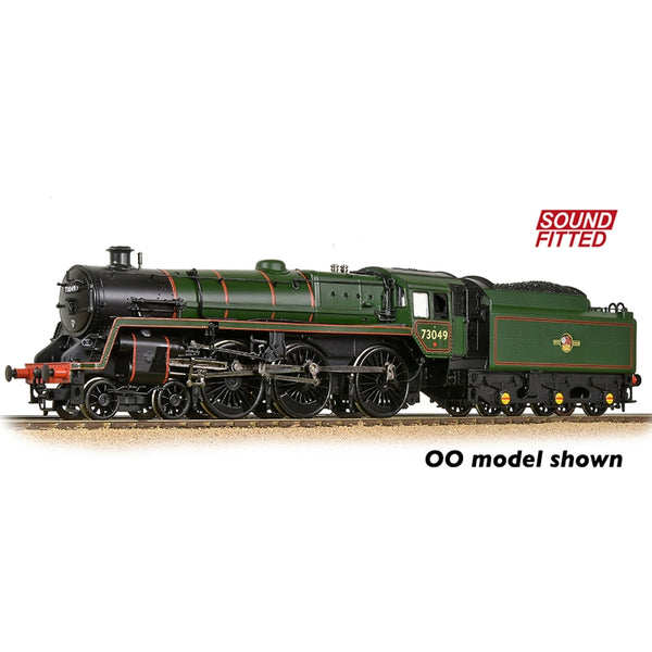 GRAHAM FARISH BR Standard 5MT with BR1 Tender 73049 BR Lined Green (Late Crest) DCC Sound Fitted