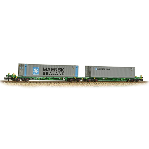GRAHAM FARISH FIA Intermodal Bogie Wagons With 'Maersk Line'