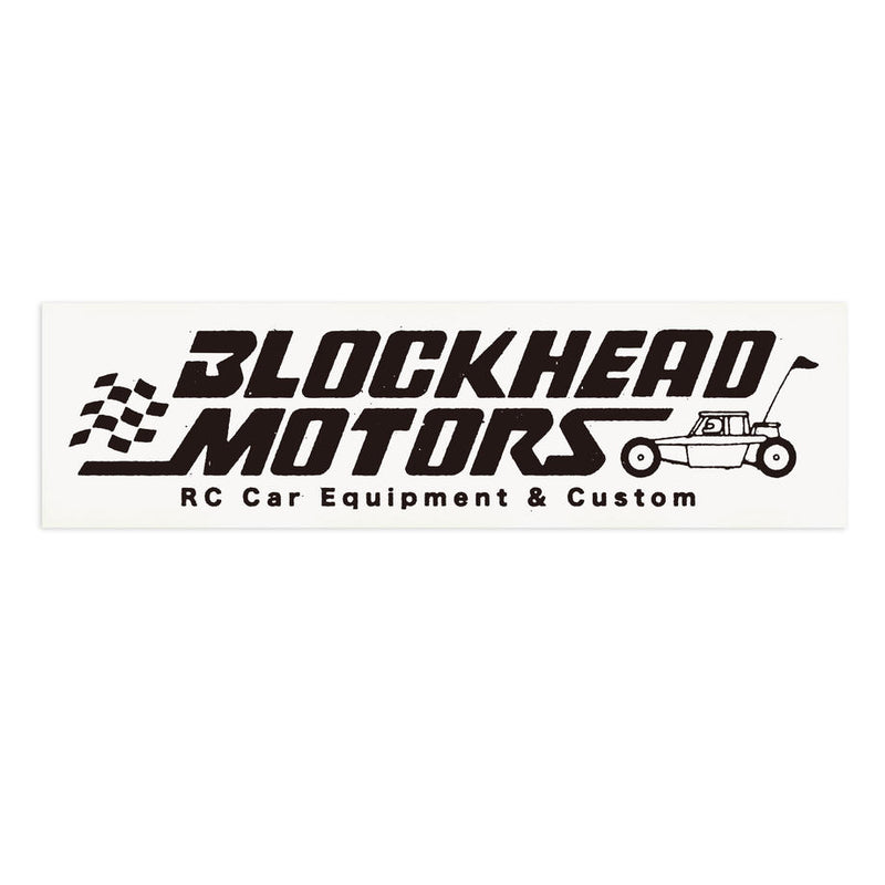 BLOCKHEAD MOTORS Old Logo Sticker
